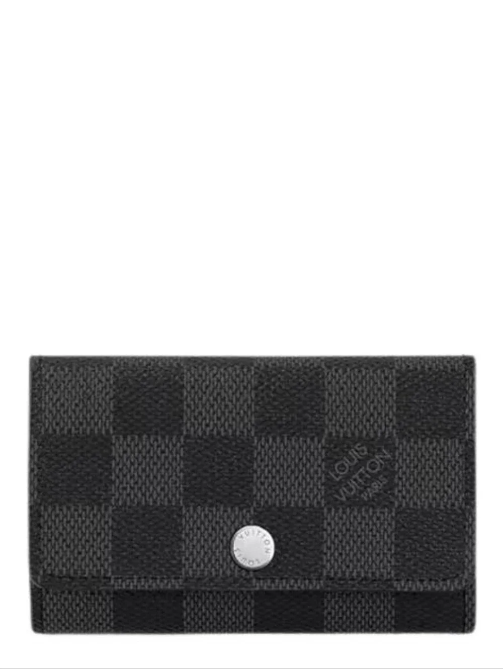 Brand NEW! LV Louis Vuitton Damier Graphite Multicle Key Canvas Black Case Gray